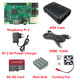 Raspberry Pi 3 Conseil + 5 V 2.5A Puissance Chargeur + ABS Cas + Chaleur évier + Ventilateur De Refroidissement + Câble HDMI + 8G SD Card Pour Raspberry Pi 3 Modèle B